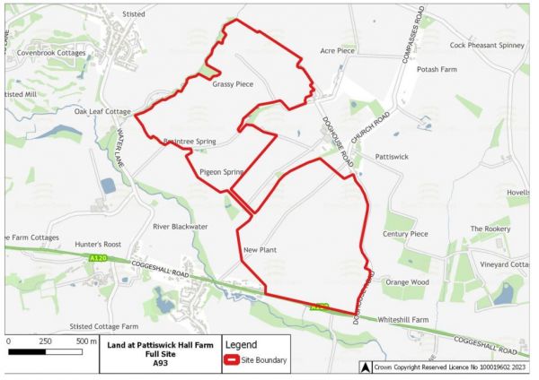 braintree gravel map sites 92 and 93